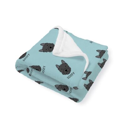 Personalized Scottie Dog Blanket