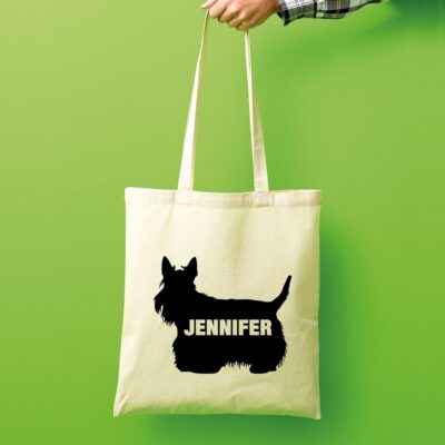 Personalized Scottie Lovely Tote Bag