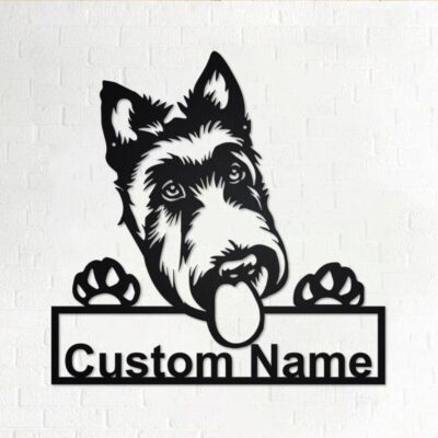 Personalized Scottish Terrier Lovely Metal Sign