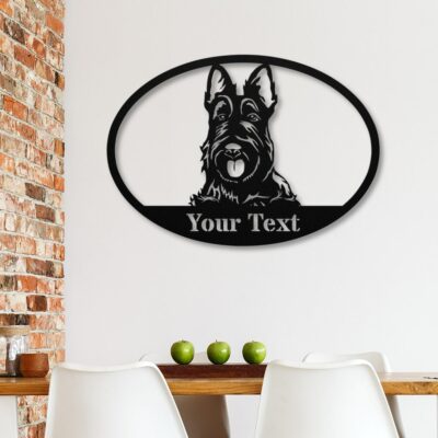 Personalized Scottish Terrier Metal Sign