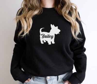 Personalized Scottish Terrier Unisex Sweatshirt