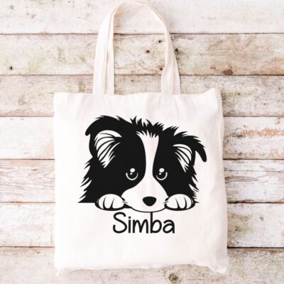 Personalized Shetland Sheepdog Tote