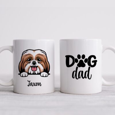 Personalized Shih Tzu Dad Mug