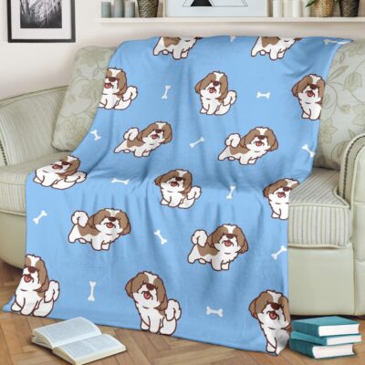 Personalized Shih Tzu Lovely Blanket