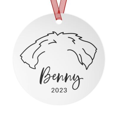 Personalized Shih Tzu Lovely Ears Ornament