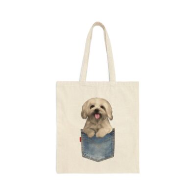 Personalized Shih Tzu Puppy Tote Bag