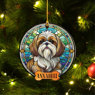 Personalized Shih Tzu Unique Ornament