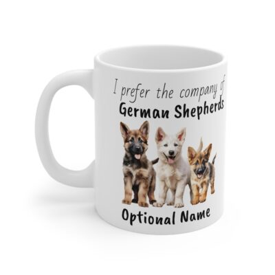 Personalized The Company Of -German Shepherd Mug