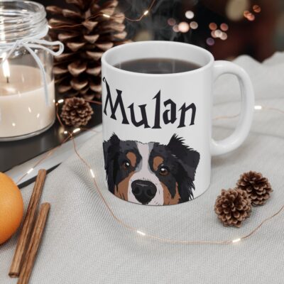 Personalized Tri Color Australian Shepherd Coffee Mug