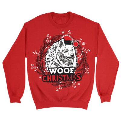 Samoyed Ugly Christmas Sweatshirt