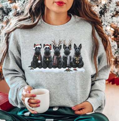 Scottie Terrier Merry Christmas Sweatshirt