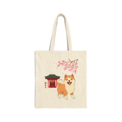 Shiba Inu Sakura Tote Bag