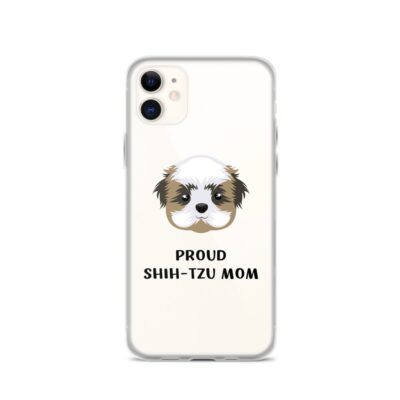 Shih Tzu Mom Clear iPhone Case