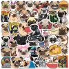 kf H53e95968f2394e04a785ca53cb00747eE 10 30 50pcs Cute Pug Stickers Funny Dog Cartoon Decals Notebook Laptop Luggage Skateboard Phone Car - Dog Gifts Store