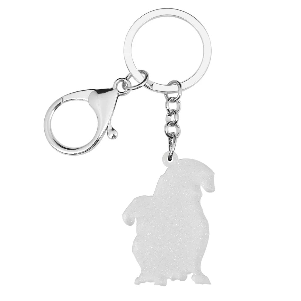 kf H6a714cc840cf4e9087d2607430fd07a5q BONSNY Mother s Day Acrylic Sweet Black Dachshund Dogs Keychains Fashion Purse Key Chains Rings Novelty - Dog Gifts Store