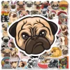 kf H6bba0a155dad472cae414bb1448d687cw 10 30 50pcs Cute Pug Stickers Funny Dog Cartoon Decals Notebook Laptop Luggage Skateboard Phone Car - Dog Gifts Store