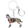 kf HTB16EhygusAV1JjSZFsq6ydZXXaI WEVENI Enamel Rottweiler Dog Key Chain Key Ring Souvenir Gift For Women Bag Charm Fashion Animal - Dog Gifts Store