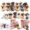 kf HTB17NHQbfjsK1Rjy1Xaq6zispXaa 3D Resin Cute Dog Key Chain For Lovers Animal Keyring Key Ring Holder Pom Gift For - Dog Gifts Store