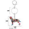 kf HTB1MqWXk3MPMeJjy1Xcq6xpppXaM WEVENI Enamel Rottweiler Dog Key Chain Key Ring Souvenir Gift For Women Bag Charm Fashion Animal - Dog Gifts Store