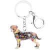 kf HTB1bc84k3MPMeJjy1Xbq6AwxVXat WEVENI Enamel Rottweiler Dog Key Chain Key Ring Souvenir Gift For Women Bag Charm Fashion Animal - Dog Gifts Store