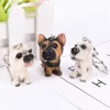 kf HTB1lemclbwrBKNjSZPcq6xpapXaL 3D Resin Cute Dog Key Chain For Lovers Animal Keyring Key Ring Holder Pom Gift For - Dog Gifts Store