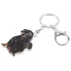 kf Hde4b0722fb4a47a6a8e1fa2df24a019bh BONSNY Mother s Day Acrylic Sweet Black Dachshund Dogs Keychains Fashion Purse Key Chains Rings Novelty - Dog Gifts Store