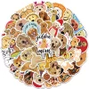 kf S01fcbeadac5e414abe0a9e5e5a4554f2O 50pcs Cute Cartoon Golden Retriever Animals Dog Stickers For Luggage Laptop Guitar Vinyl Waterproof Graffiti Phone - Dog Gifts Store