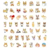 kf S3bc216c0f3d64c7d81181cc399a35147t 50 Pcs Set Corgi Dog Animal Theme Sticker Cartoon Phone Cover Self adhesive PVC DIY Luggage - Dog Gifts Store