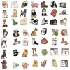 kf S67c30a62ec1f46b6ae4bc85d396b5daeB 10 30 50PCS Stroke Dog Color PVC Sticker Aesthetic Children s Decoration Scrapbooking Korean Stationery School - Dog Gifts Store