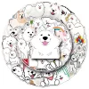 kf S6cb0f9e73d4247dbbe898c787cb34048C 50 Pcs Cute Cartoon Pets Samoyed Meme Waterproof Stickres Creative Anime Animal Phone Case Notebook Laptop - Dog Gifts Store