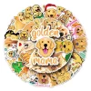 kf S6ed15850b1f547ff81673d24933e2c6bR 10 30 50PCS Cute Golden Retriever Stickers Cartoon Dog Decals for Kid Toy Gift Decoration Luggage - Dog Gifts Store