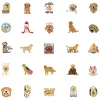 kf S748f2277d9f44cd797f03d5a5b5a9e28U 50pcs Cute Cartoon Golden Retriever Animals Dog Stickers For Luggage Laptop Guitar Vinyl Waterproof Graffiti Phone - Dog Gifts Store