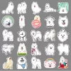 kf Sbee1857cedf64bc69680acf145899cbe3 10 30 50PCS Samoyed Cartoon Cute Dog Animal Personality Creative Sticker Phone Desk GuitarSkateboard Waterproof StickerWholesale - Dog Gifts Store