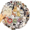 kf Sbf30270aa25145ea8195f86aac7dd9adN 10 30 50PCS Stroke Dog Color PVC Sticker Aesthetic Children s Decoration Scrapbooking Korean Stationery School - Dog Gifts Store