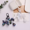 kf Sc77f8b0b3f4b47cf9ac7821b4a788af9h Creative Colorful Acrylic Balloon Dog Keychain Pearl Bowknot Puppy Key Chain for Women Bag Charms Accessories - Dog Gifts Store