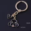 kf Sf90b2a1fcc0c49719bfed45c1aa5acdcL Keychain For Women Car Pendant Colorful Bag Dog Key Chain 2023 New Enamel Accessory Jewelry Friends - Dog Gifts Store